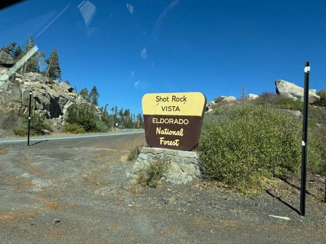 Shot Rock Vista off Hwy 88